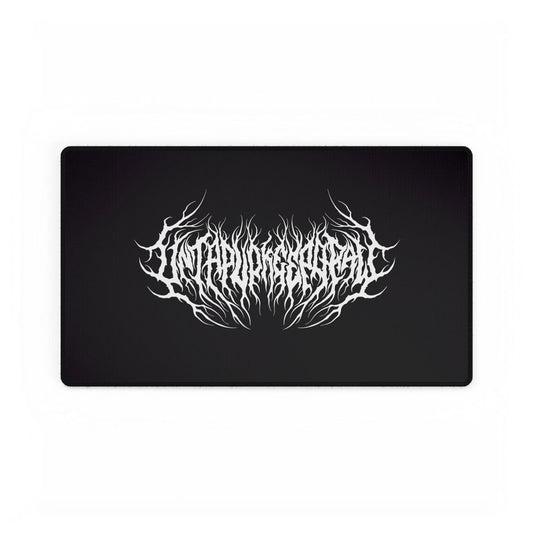 Black Metal Playmat - "Untap Upkeep Draw"